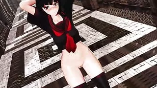 Moe Iwasaka - Sexy Dance (3D HENTAI)