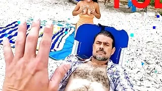 Woah My HOT AF Stacked Stepsis Just Fucked Me At The Beach, LOAD BLOWN - Serena Santos - MyPervyFamily