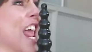 Hot Chubby Lady with Huge Natural Tits Tries to Smoke a Cig While Getting Nailed in Her Ass