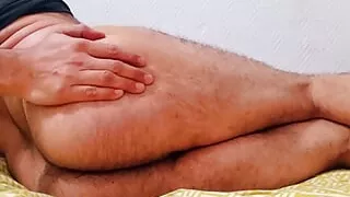 Best smooth bubble butt guy shows his tasty asshole