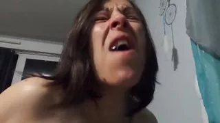 Slut MILF Films Herself Riding My Cock and Gets a Big Load on Her Tits and Face