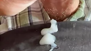 army solider having fun with his throbbing hard cock jerking off in his barracks