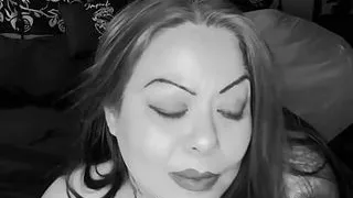 Bbw lady sexy play fishnet fantasy