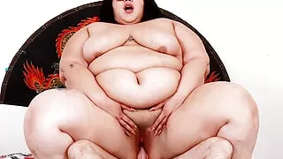 Old Chubby Chaser Cannot Get Enough of Juicy Fat Cutie Crystal Blue