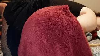 BBW PAWG Bent Over Ass Fuck with Collar Leash