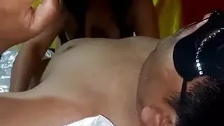 Fetish of Putting the Lollipop up the Anus to My Stepmother's Slut and I Sucked All the Candy of the Anus.