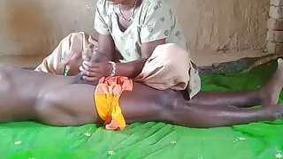 I was resting, my sister-in-law held my penis and made me stand and then fucked me.