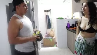 This Horny Busty Woman Always Pays with Sex