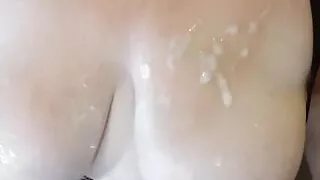 Hubby Out For The Day So The Neighbour Comes Over To Fuck My Milf Cunt And Jizz On My Tits