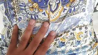 Step son trying to fuck step mom in the kitchen from behind