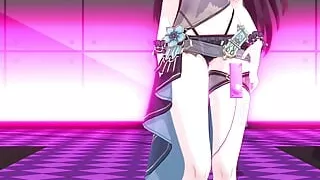 Eden - Swimsuit Dance (3D HENTAI)