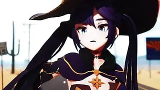 Genshin Impact - Sexy Mona (3D HENTAI)