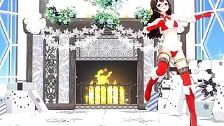 Toki - Sora de Fansa in Christmas Costumes