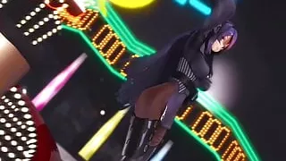 Oboro - Sexy Pantyhose Dance (3D HENTAI)