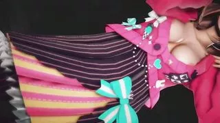 Sexy Girl Dancing & Showing Her Tits + Gradual Undressing