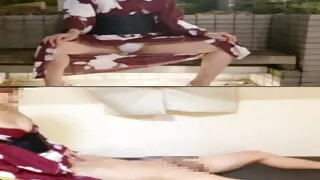 Japanese yukata amateur femdom face sitting ass lick