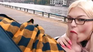 Public flashing real Sexdate with german chubby teen slut