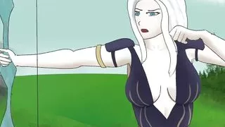 Albedo's sloppy blowjob - Overlord