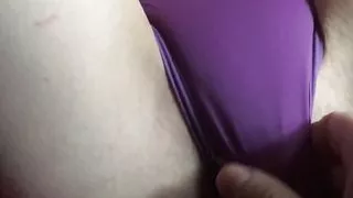 Guy fucks girl dildo and she gets strong orgasm