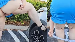 Jamdown26 - I can't believe I couldn't control myself, and almost got caught masturbating in the car and peeing in public