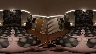 3D VR Pov, fucking my sexdoll, in 3D animated VR