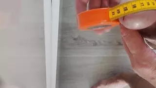 I measure my penis with a tailor's measure.