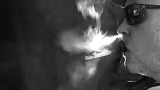 B&W Profile Smoke & Cough