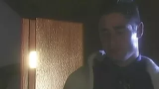 After chatting with the blonde girl, Randy slams hot milf from behind on a bed