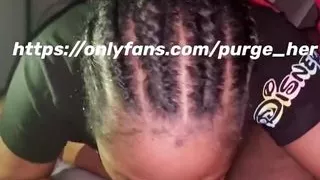 Face Fuck in the Back Seat