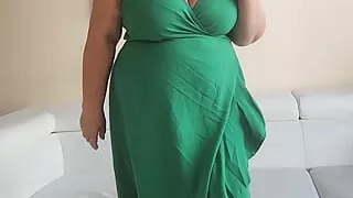 60 Years old Mature Gilf Dances and gets Naked !