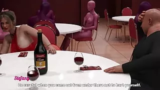 Perfect Housewife (by K4soft) - Work dinner and fun with the intern (5)