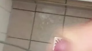 quickly jerking  in the shower 2
