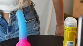 Big Tits Ahegao Dildo Blowjob - SweetArabic Beautiful arabian princess