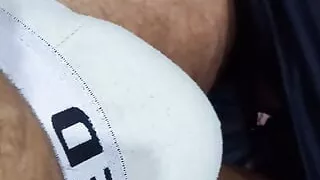 First time jerking my black cock