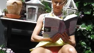 Last summer panty flash