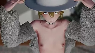 Sexy Girl Dancing Almost Nude (3D HENTAI)