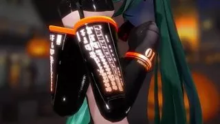 Cute Miku - Halloween Dance (3D HENTAI)
