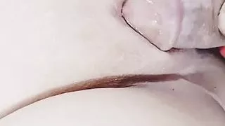 Cute Step Sister Loves Rubbing Her Tight Pussy on My Cock.clouse up rubbing