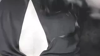 Arab Married Andressa with Rotating Dildo in Pussy