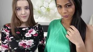 Isabella and Sybil tempt you with their blowjob skills