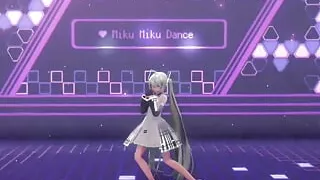 Hatsune Miku Undress Dance Hentai Cynical Night Plan Song Mmd 3D White Hair Color Edit Smixix