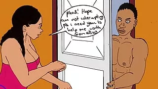 My Fantasy Turn Real When My Landlord Wife Ask Me for a Hardcore Fuck,i Never Know She's a Superb Dick Sucker