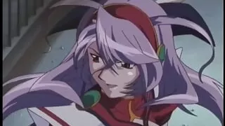 Monster girl with her new cursed cock fucks petite teen