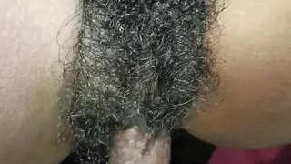 The hot pussy of the wife loved being fucked by cold cocks