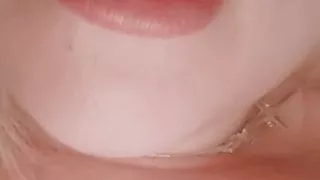 Wife fondles and finger fucks herself in her wet tight pussy because she is so horny and wants to be fucked and used to the max.