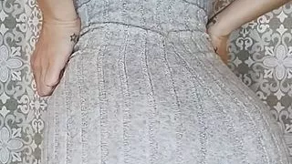 Petitte Alice sends horny video to her father's friend changing clothes