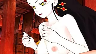 Daki Dominates You Demon Slayer Hentai