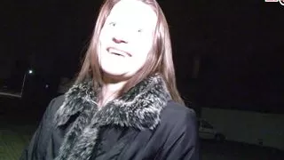 German ugly girl next door pickup on street for amateur casting