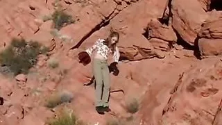 Solo blonde teen Little April enjoys an orgasm