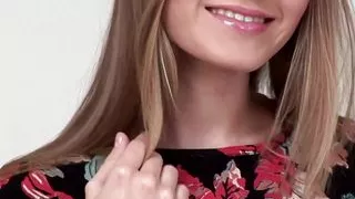 Blonde and brunette teen girls finger buttholes